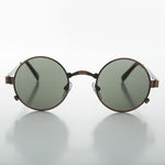 Load image into Gallery viewer, round metal steampunk john lennon vintage sunglasses
