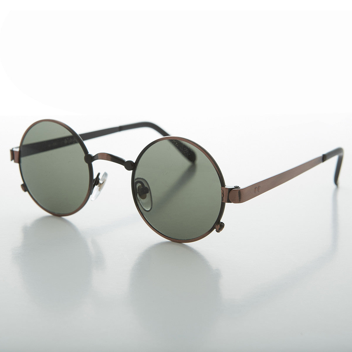 round metal steampunk john lennon vintage sunglasses