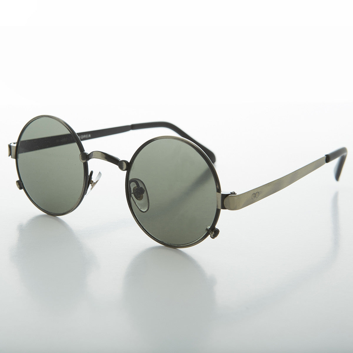 round metal steampunk john lennon vintage sunglasses