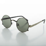 Load image into Gallery viewer, round metal steampunk john lennon vintage sunglasses
