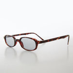 Load image into Gallery viewer, Micro Rectangle Tortoiseshell Sunglasses with Tinted Lenses 
