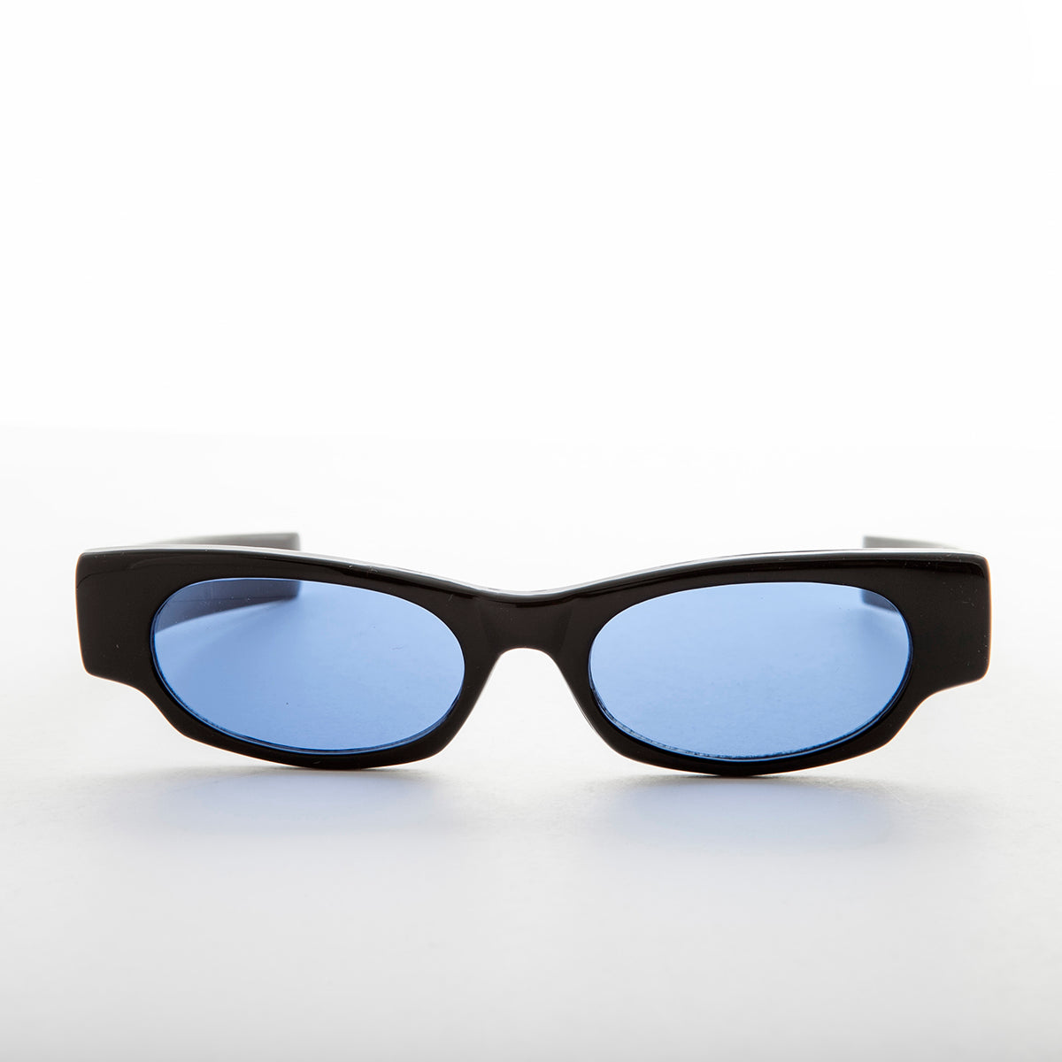 Slim Cruiser Vintage Sunglass with Blue Tinted Lens