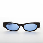 Load image into Gallery viewer, Slim Cruiser Vintage Sunglass with Blue Tinted Lens
