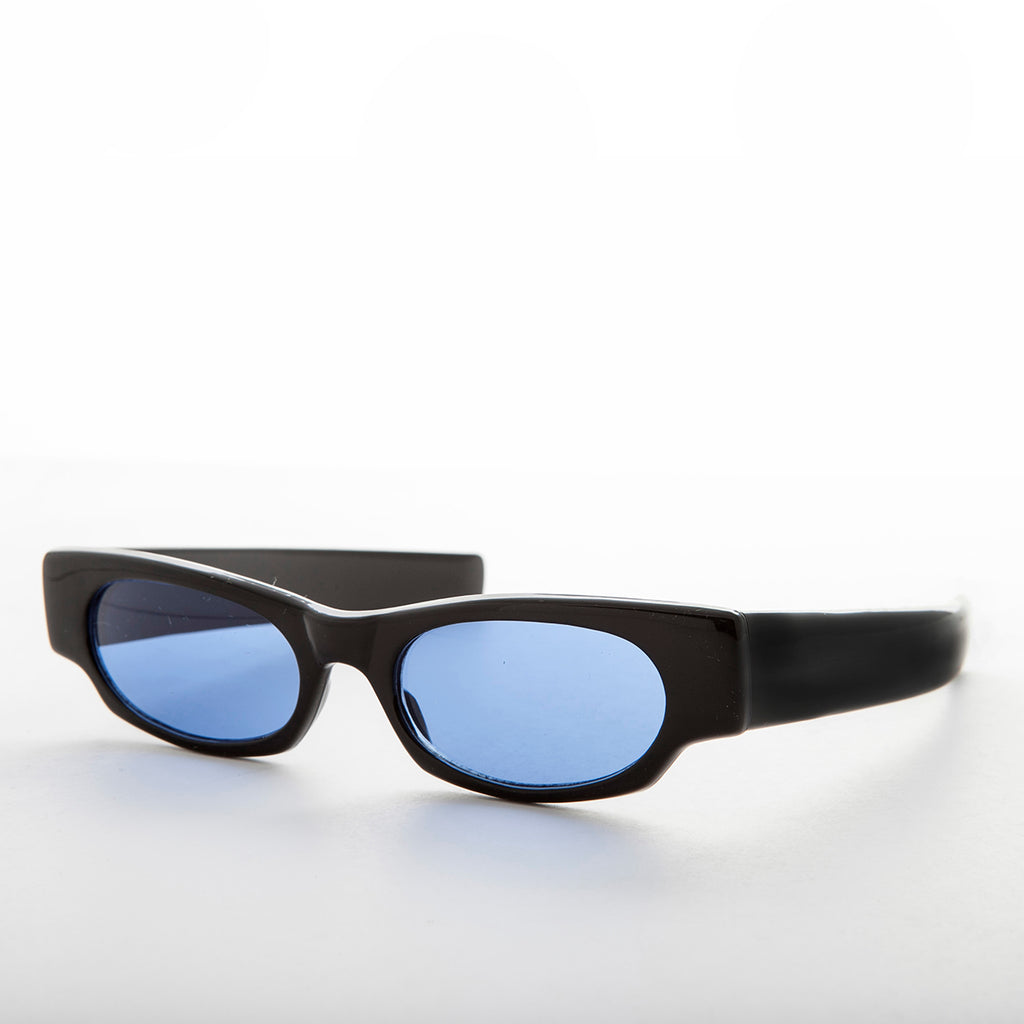 Slim Cruiser Vintage Sunglass with Blue Tinted Lens