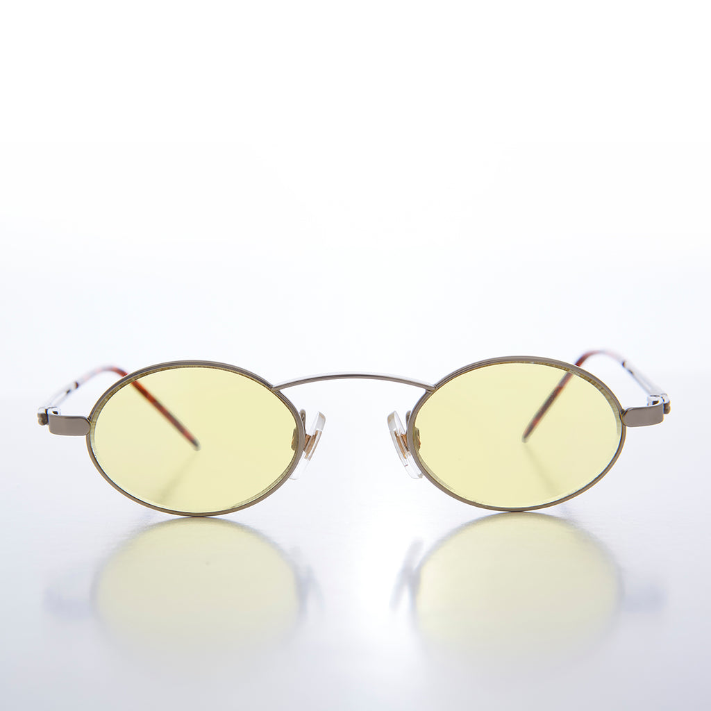 Small Hippy Vintage 90s Sunglass with Colored Lens