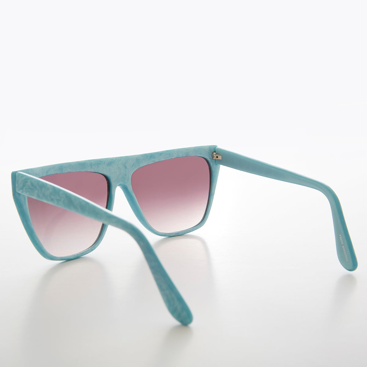 Colorful 80s Flat Top Sunglass 