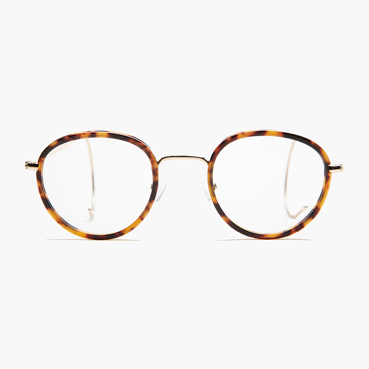 Round Reading Glasses with Cable Temples 