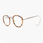 Load image into Gallery viewer, Preppy Round Glasses with Cable Temples
