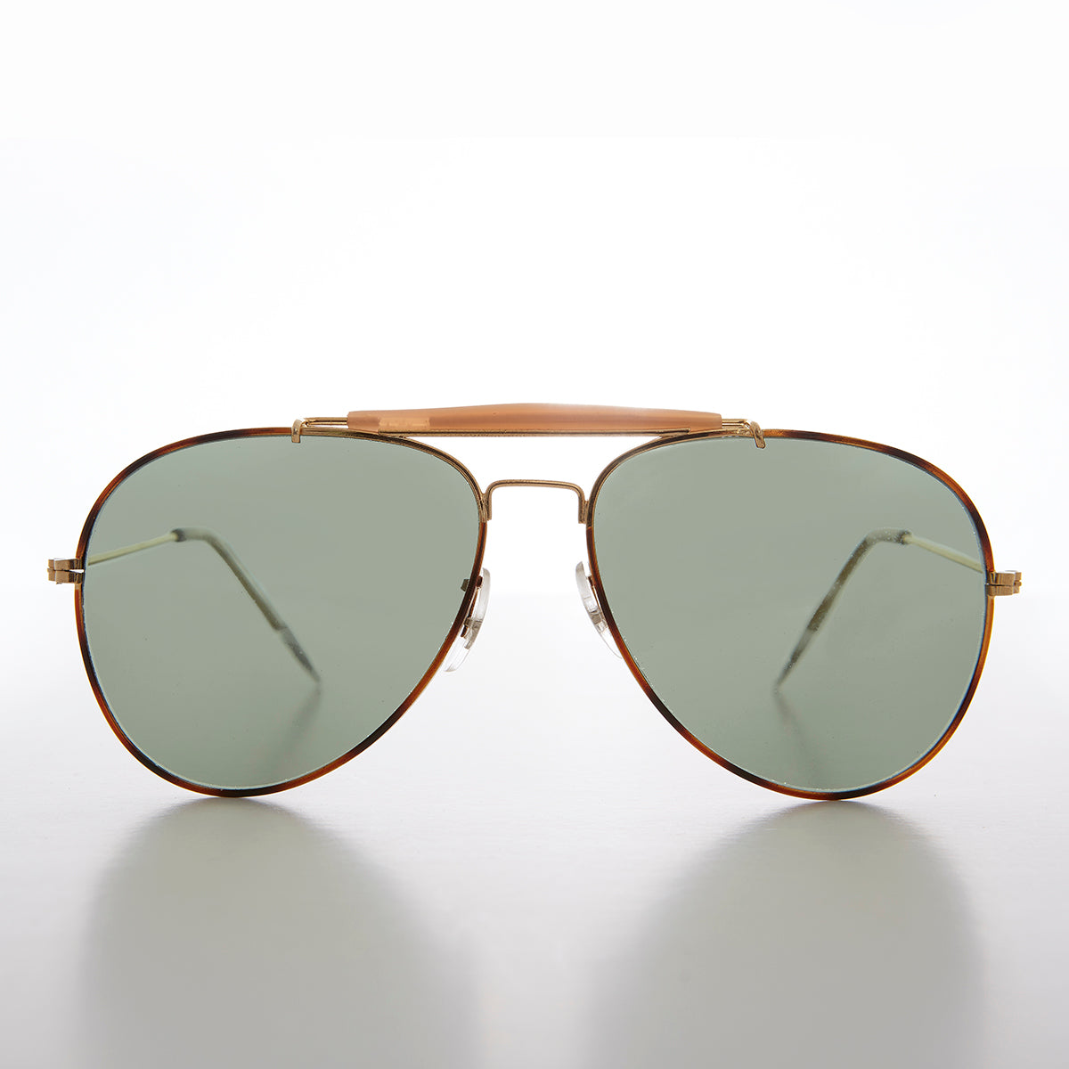 Teardrop Pilot Sunglass with Glass Lens 