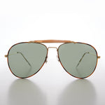 Load image into Gallery viewer, Teardrop Pilot Sunglass with Glass Lens 
