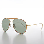 Load image into Gallery viewer, Teardrop Pilot Sunglass with Glass Lens 
