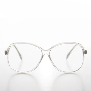 Clear Square Reading Glasses Granny-Style