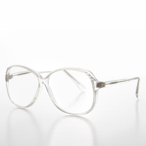 Clear Square Reading Glasses Granny-Style