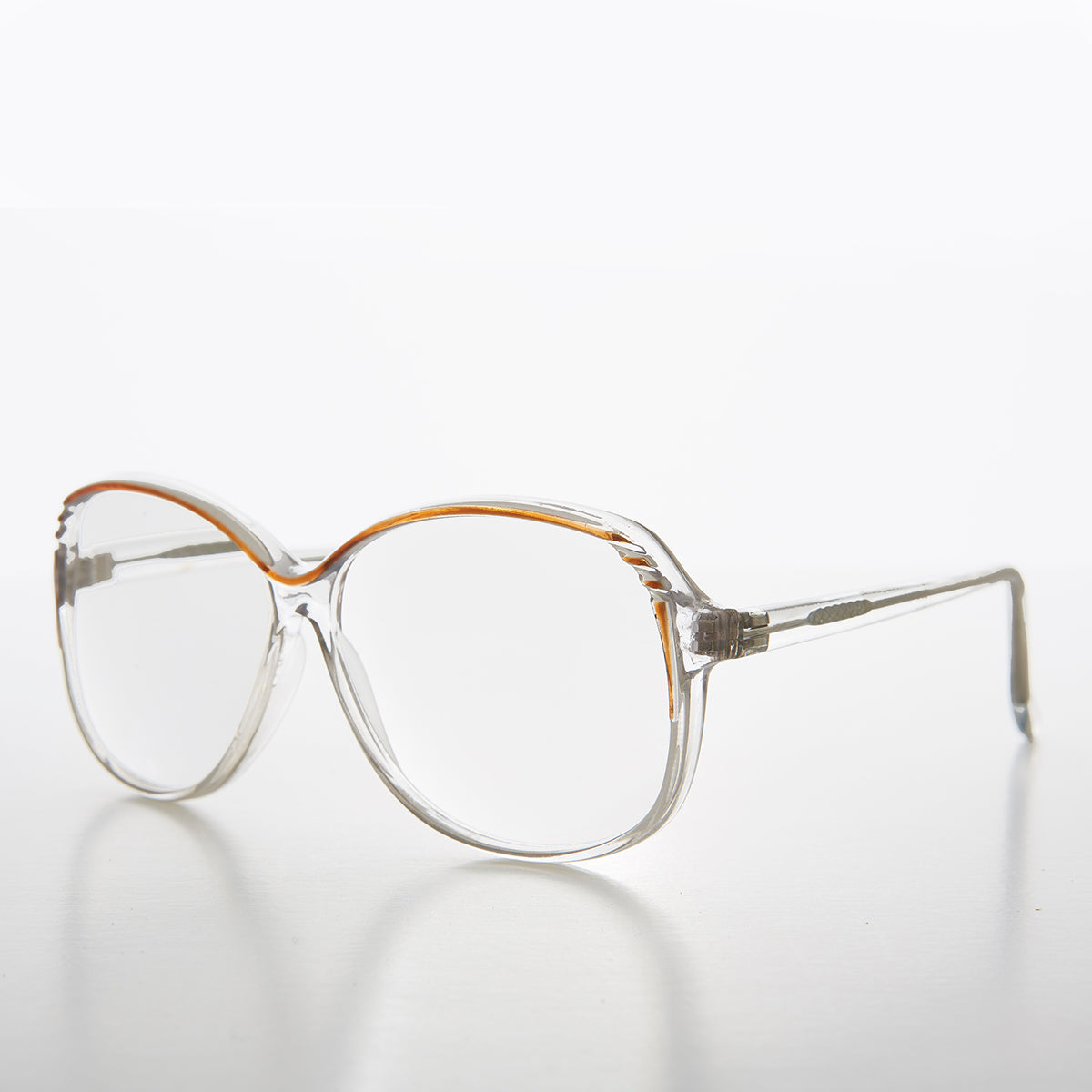 Clear Square Reading Glasses Granny-Style