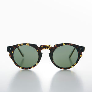 round cut-out design retro sunglass