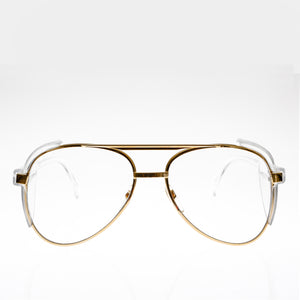 Gold Aviator Safety Glasses -Titan