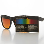 Load image into Gallery viewer, Classic Square Black Sunglasses with Amber Lens - Toni
