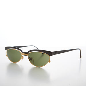 Women's 90s Floating Lens Cat Eye Vintage Sunglass