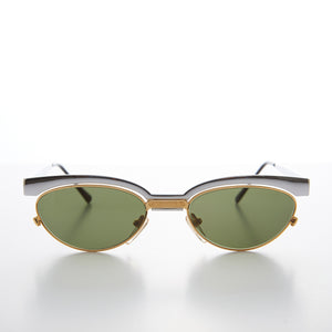 Women's 90s Floating Lens Cat Eye Vintage Sunglass