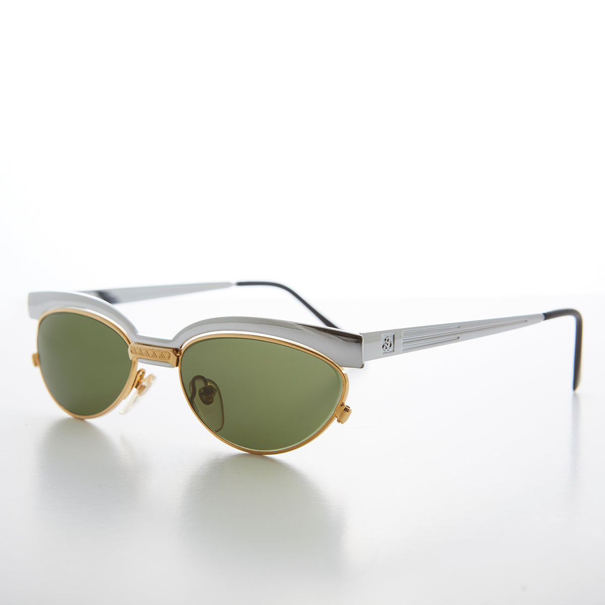 Women's 90s Floating Lens Cat Eye Vintage Sunglass