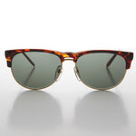 Load image into Gallery viewer, tortoise shell half frame horn rim vintage sunglass
