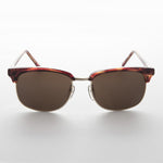 Load image into Gallery viewer, classic square tortoiseshell horn rim vintage sunglass
