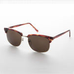 Load image into Gallery viewer, classic square tortoiseshell horn rim vintage sunglass
