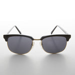 Load image into Gallery viewer, classic square black horn rim vintage sunglass
