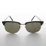 Load image into Gallery viewer, classic square black horn rim vintage sunglass
