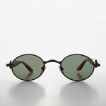 Load image into Gallery viewer, oval metal vintage sunglasses
