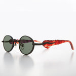 Load image into Gallery viewer, oval metal vintage sunglasses

