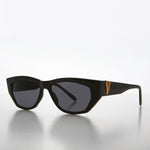 Load image into Gallery viewer, Chunky Mod Retro Sunglass with Gold Bling
