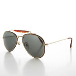 Load image into Gallery viewer, Industrial Stainless Steel 1990s Aviator Vintage Sunglass

