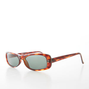 Small Fit Mod Rectangle Vintage Sunglasses