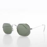 Load image into Gallery viewer, Silver Octagonal Metal Frame Sunglass
