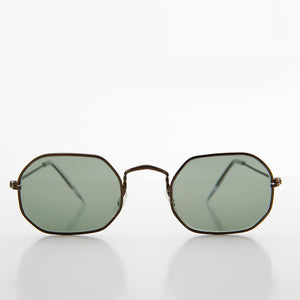 Octagonal Metal Frame Sunglass