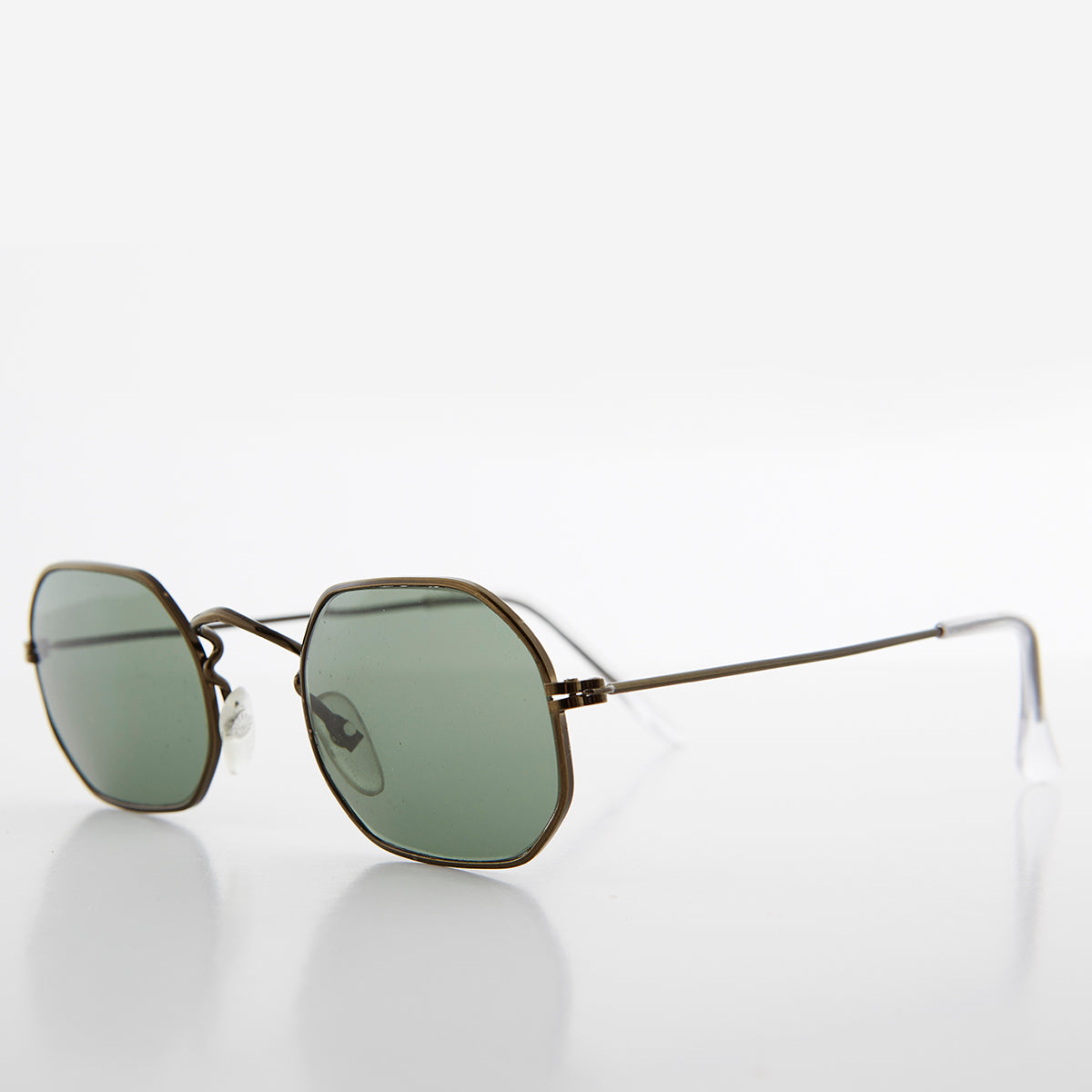 Octagonal Metal Frame Sunglass