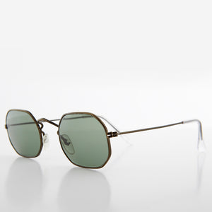 Octagonal Metal Frame Sunglass