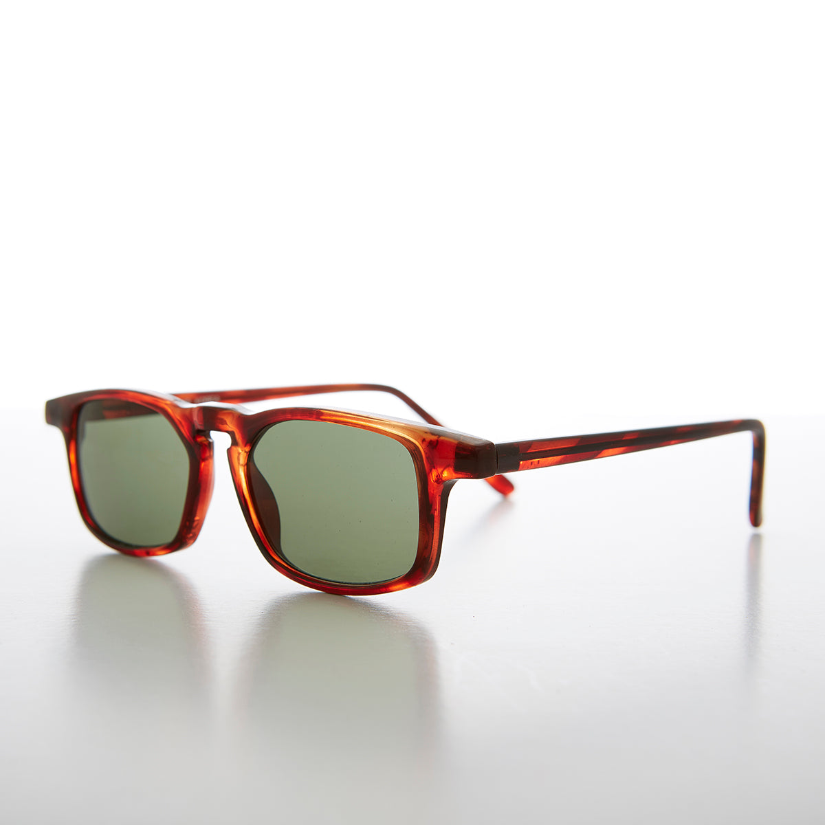 Rectangular Acetate Unisex Vintage Sunglass