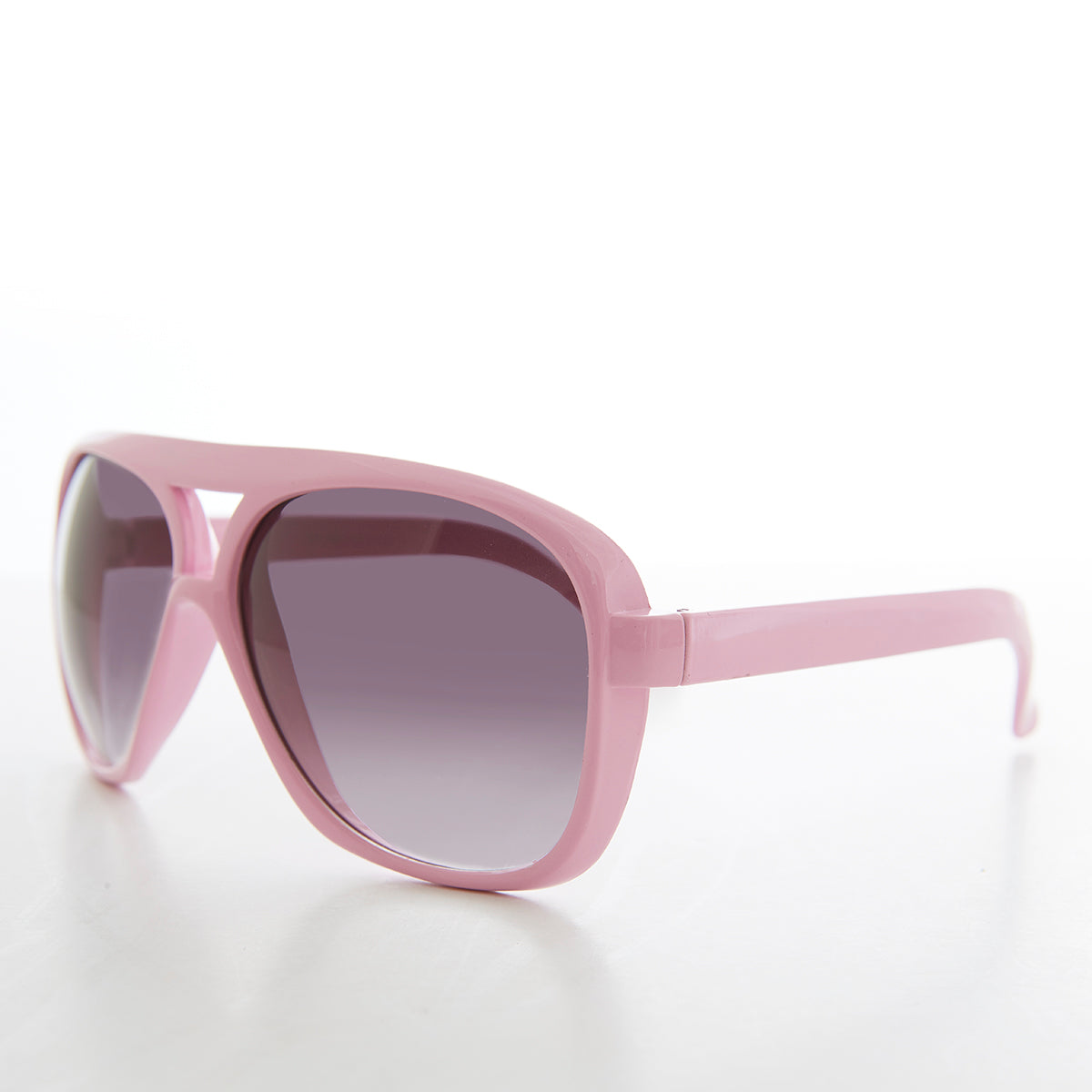 Pink plastic aviator sunglasses shop
