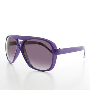 purple square aviator sunglasses
