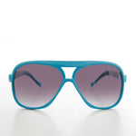 Load image into Gallery viewer, blue square aviator sunglasses
