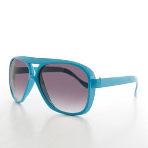 blue square aviator sunglasses