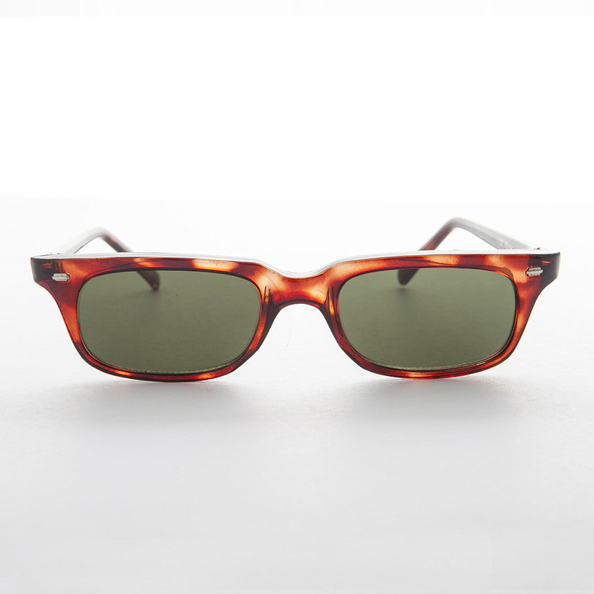 horn rim rectangle vintage sunglass