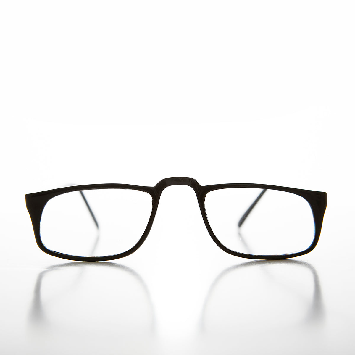 Sunglass Museum Rectangle Half Frame Reading Glasses Winslow Black 1.00 Diopter