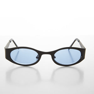 blue color lens sunglass