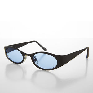 blue color lens sunglass