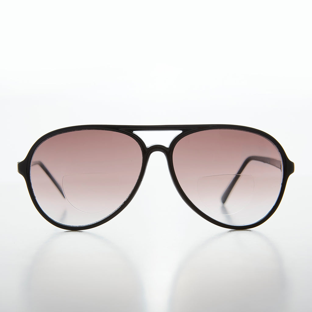 Simple Bifocal Aviator Sunglass