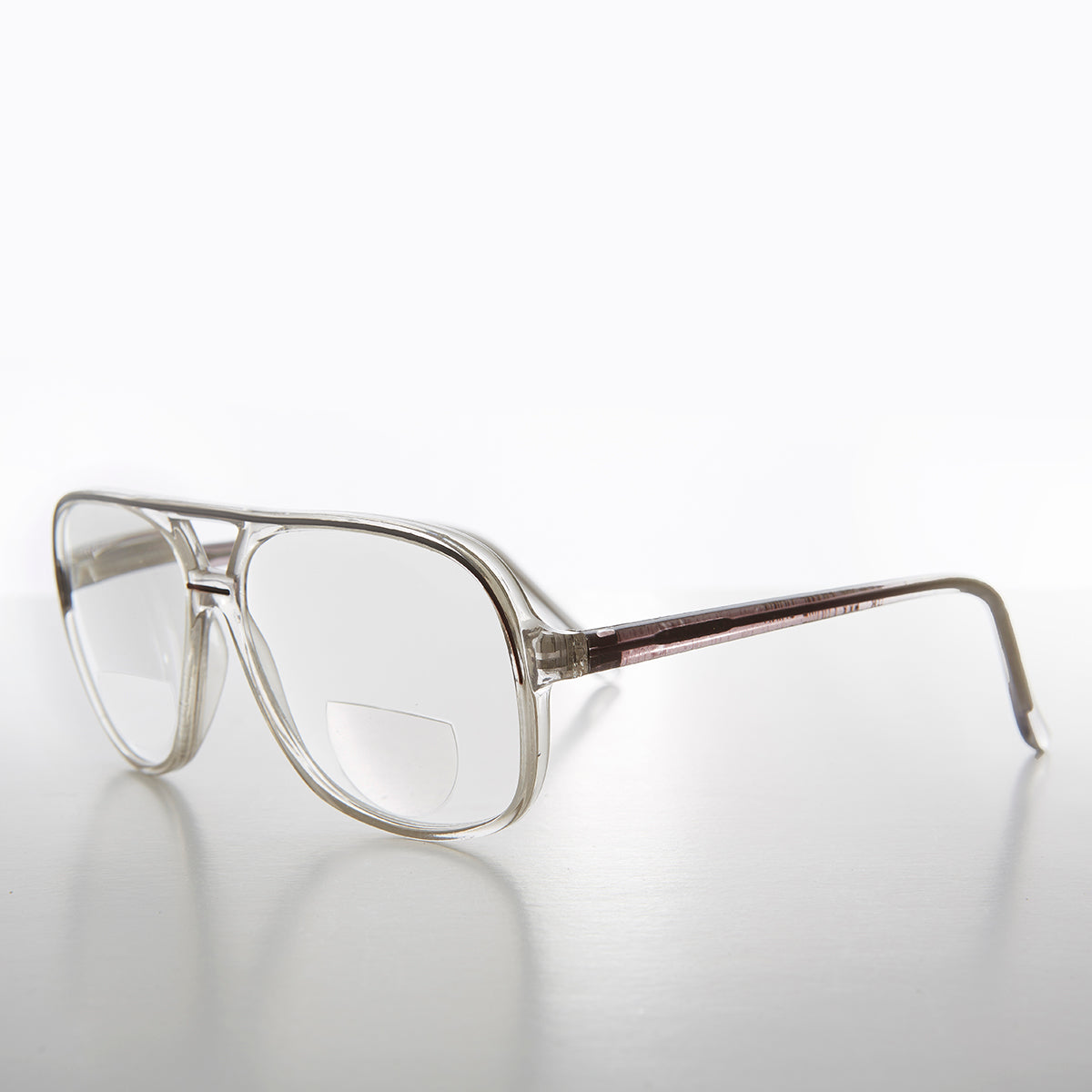 Square Retro Aviator Bifocal Reader