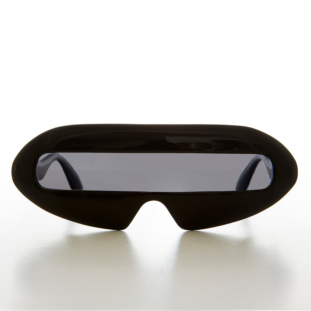 Futuristic Cyclops Robot Single Lens Sunglass